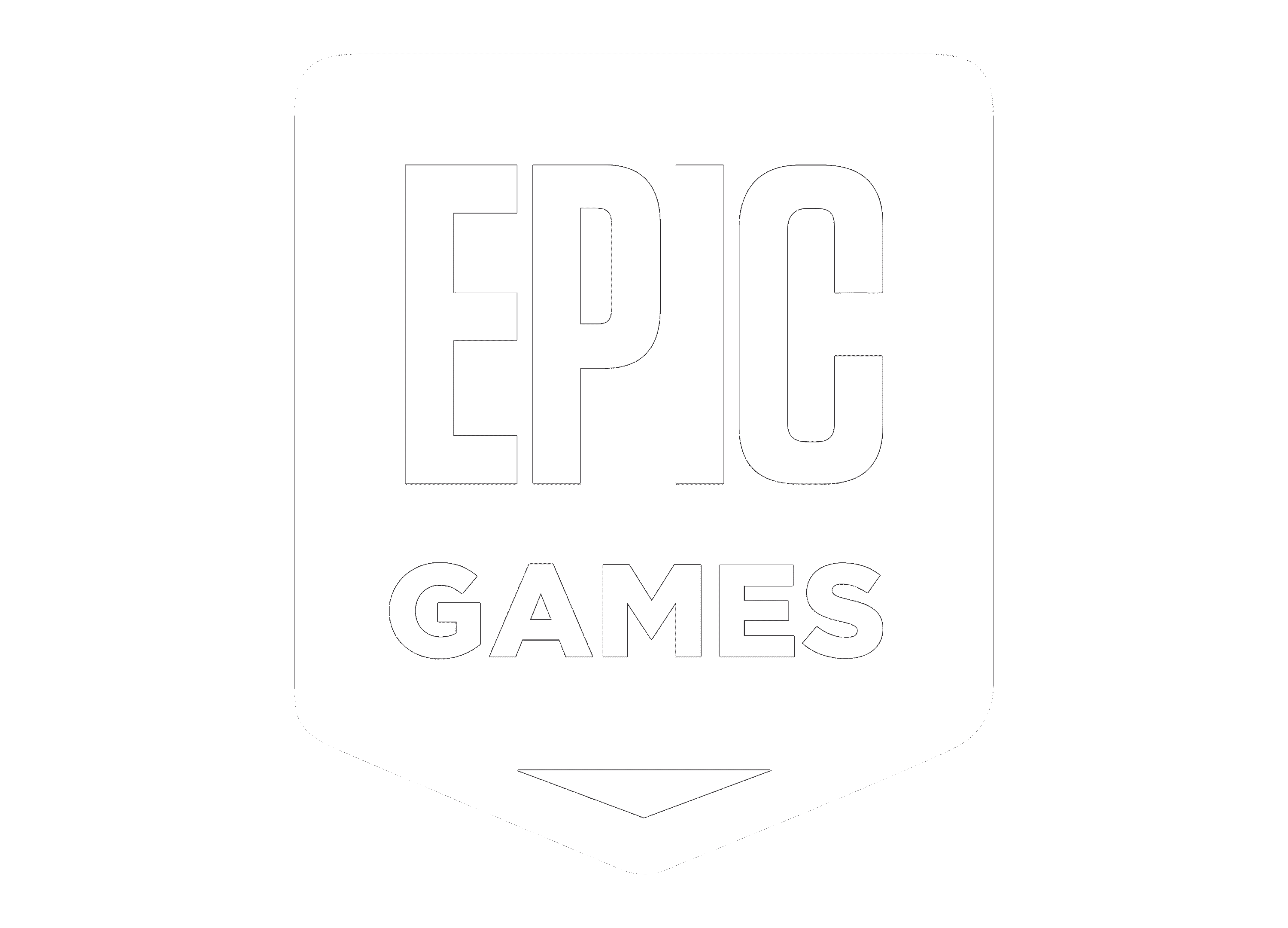 Epic Games logo transparent white.png
