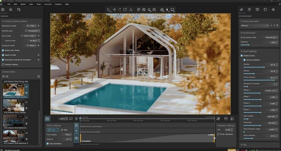 Echtzeitvisualisierung von V-Ray 7 Update 4 Szenen über Chaos Vantage