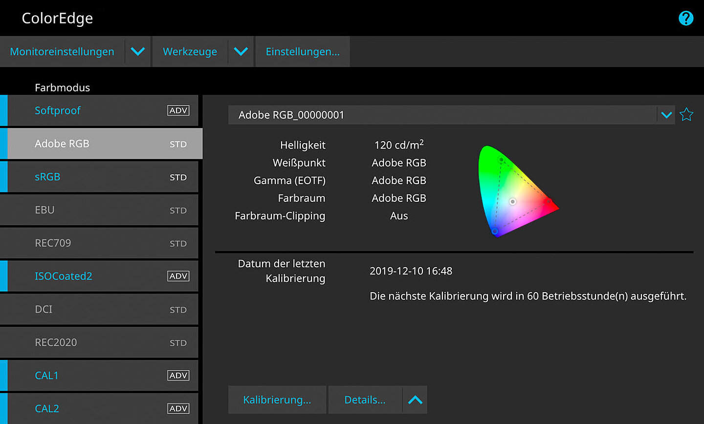 CS2740 ColorEdge Displayqualität