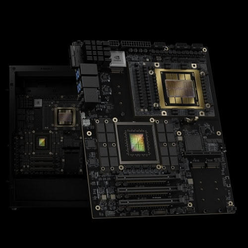 NVIDIA DGX Station (GB300) – deskside AI Supercomputer (Beispielabbildung)